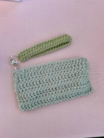 Green Wristlet Bag