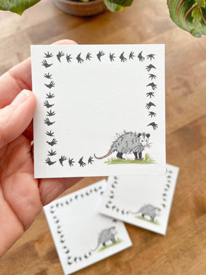 Sticky Notepad: Possum Tracks