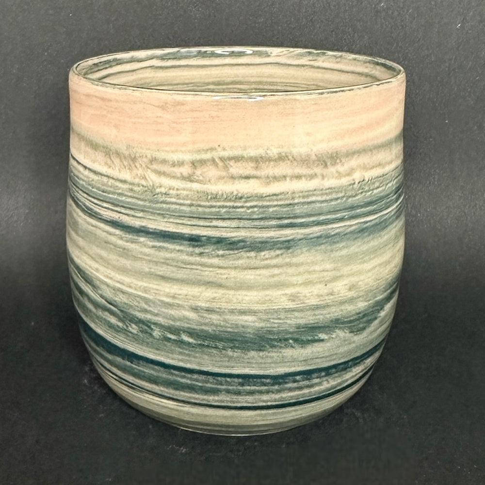 Marbled Ceramic Planter