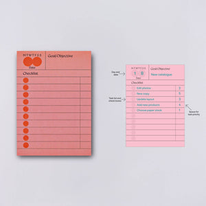 Hinoki Habit Checklist Sticky Notes