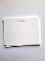 Notecard Set: Pink Shrimp