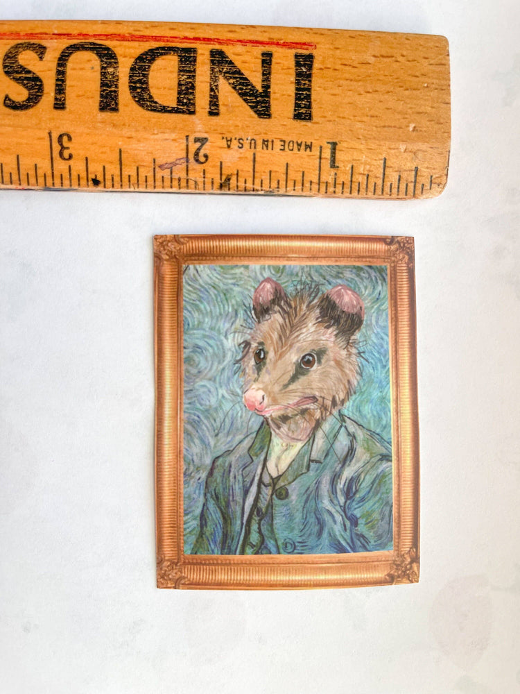 Vincent Van Gogh Self Portrait Possum Sticker