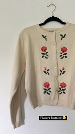 Vintage Banana Republic Floral Cardigan