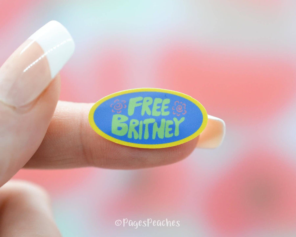 Free Britney Mini Sticker 3 Pack