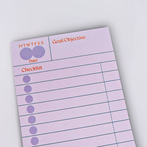 Ginger Habit Checklist Sticky Notes