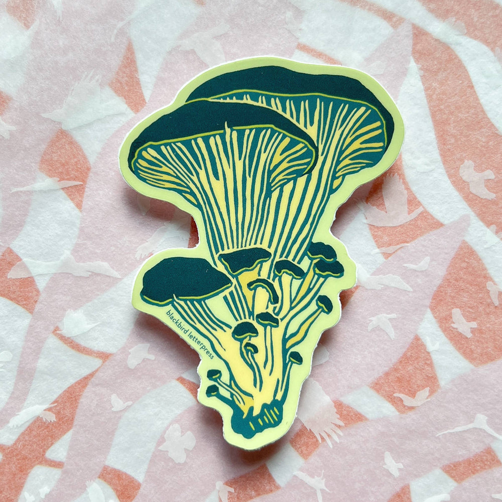 Oyster mushroom sticker