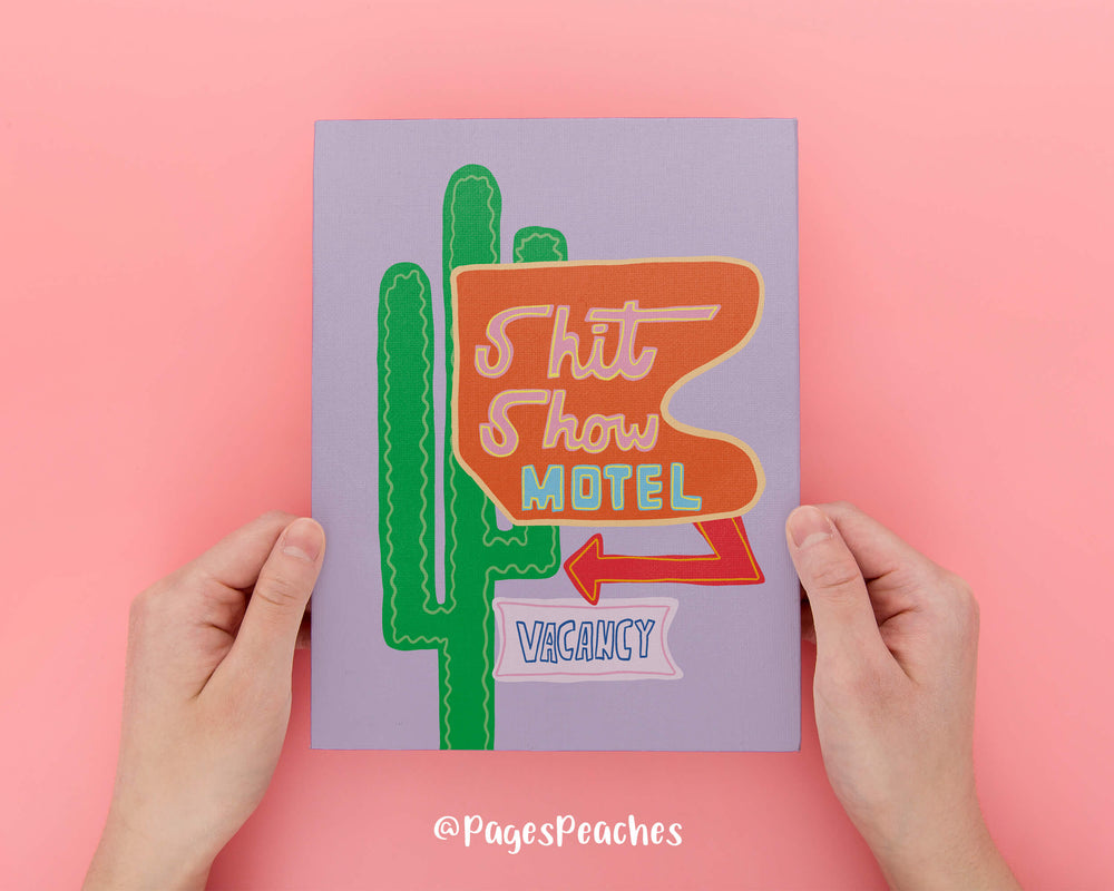 Shitshow Motel 8x10 Art Print