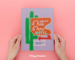 Shitshow Motel 8x10 Art Print