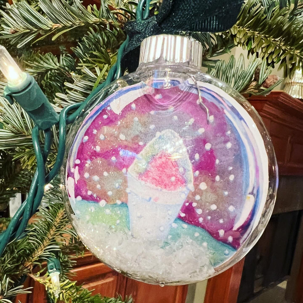 Snowball Snowglobe Ornament