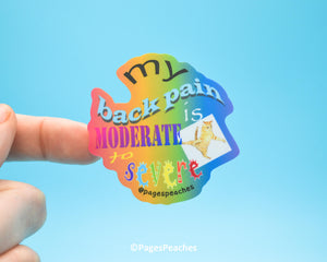 Back Pain Sticker