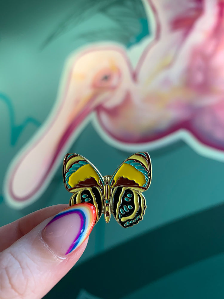 Colorful Butterfly Enamel Pin