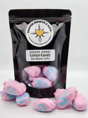 Freeze Dried Cotton Candy Salt Water Taffy