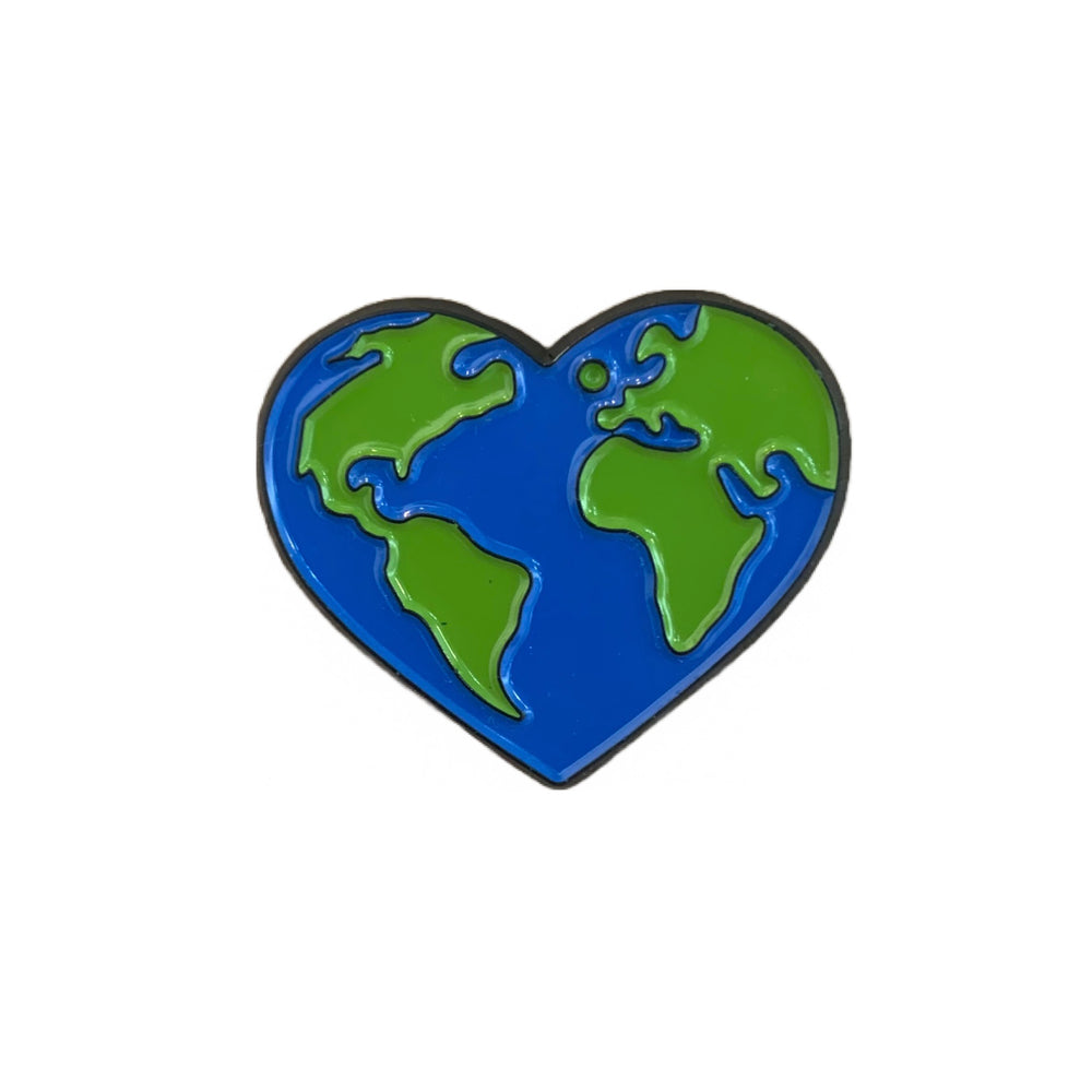 
            
                Load image into Gallery viewer, Earth Heart Enamel Pin
            
        