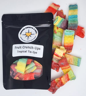 Freeze Dried Tropical Tie-Dye Fruit Crunch-Ups