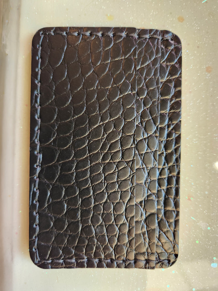 Gator Leather Minimalist Wallet (Full)