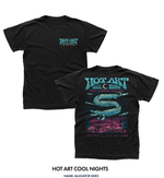 Hot Art Cool Nights 2025 Official T-Shirt – “Alligator Skies”