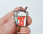 Mini Hot To Go Enamel Pin