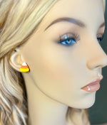 Candy Corn Stud Earrings