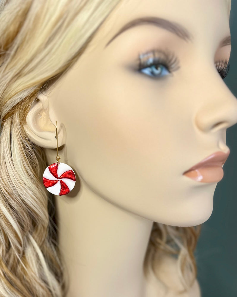 Peppermint Dangle Earrings