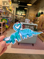 Dinosaurs in Love Sticker