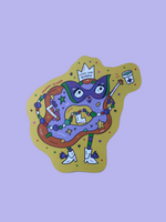 King Cake Sticker