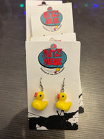 Duck earrings