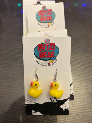 Duck earrings