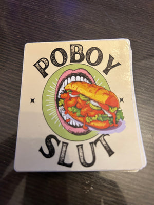 Poboy Slut Sticker