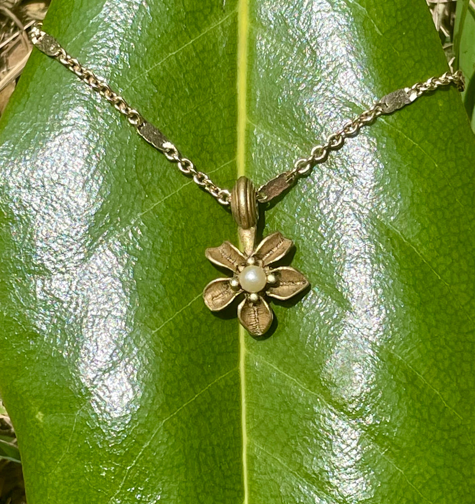 Gold Flower Necklace