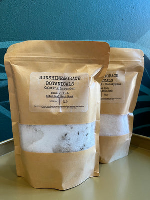 Mineral Rich Botanical Bath Soak 12oz Bag