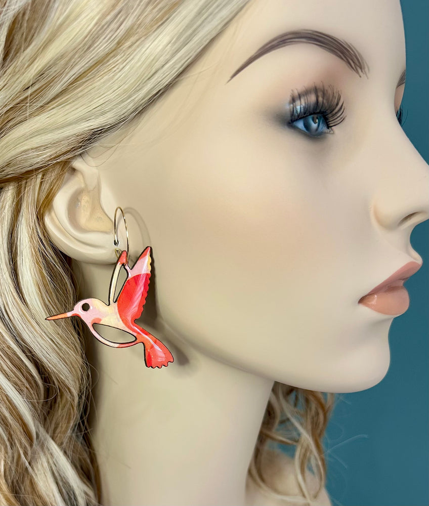 Wood Bird Hoops