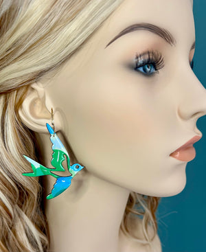 Wood Bird Hoops