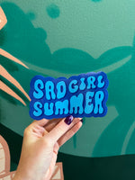 Sad Girl Summer Sticker