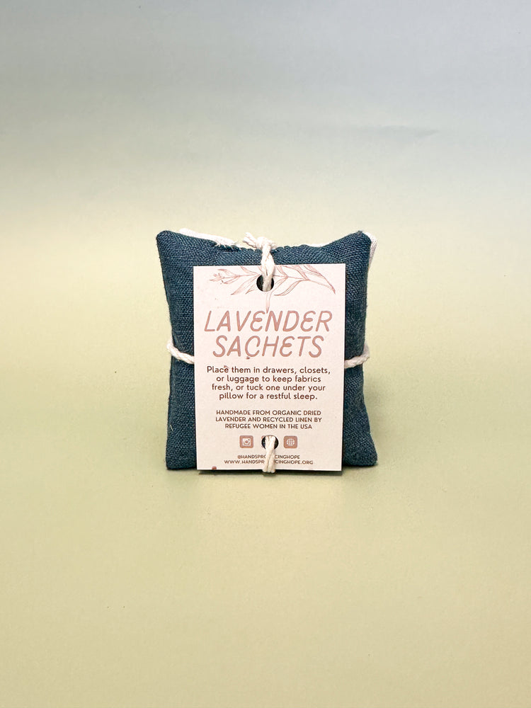 Lavender Linen Sachets - set of 3