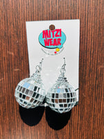 Small Disco Ball Earrings