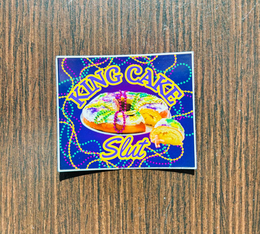 King Cake Slut Sticker