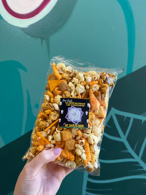 Cheesy Cheddar Bomb Popcorn