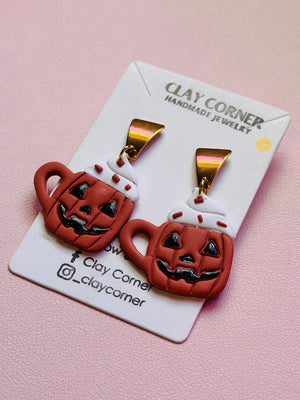 Spooky Pumpkin Dangles