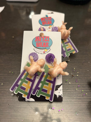 Baby ladder earring