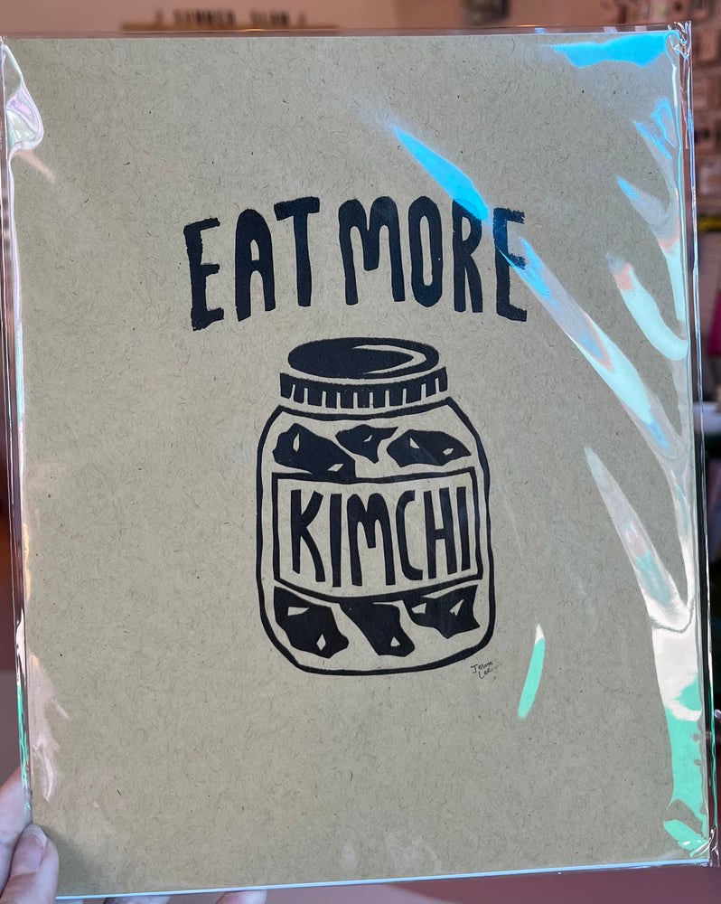 Eat More Kimchi 8x10