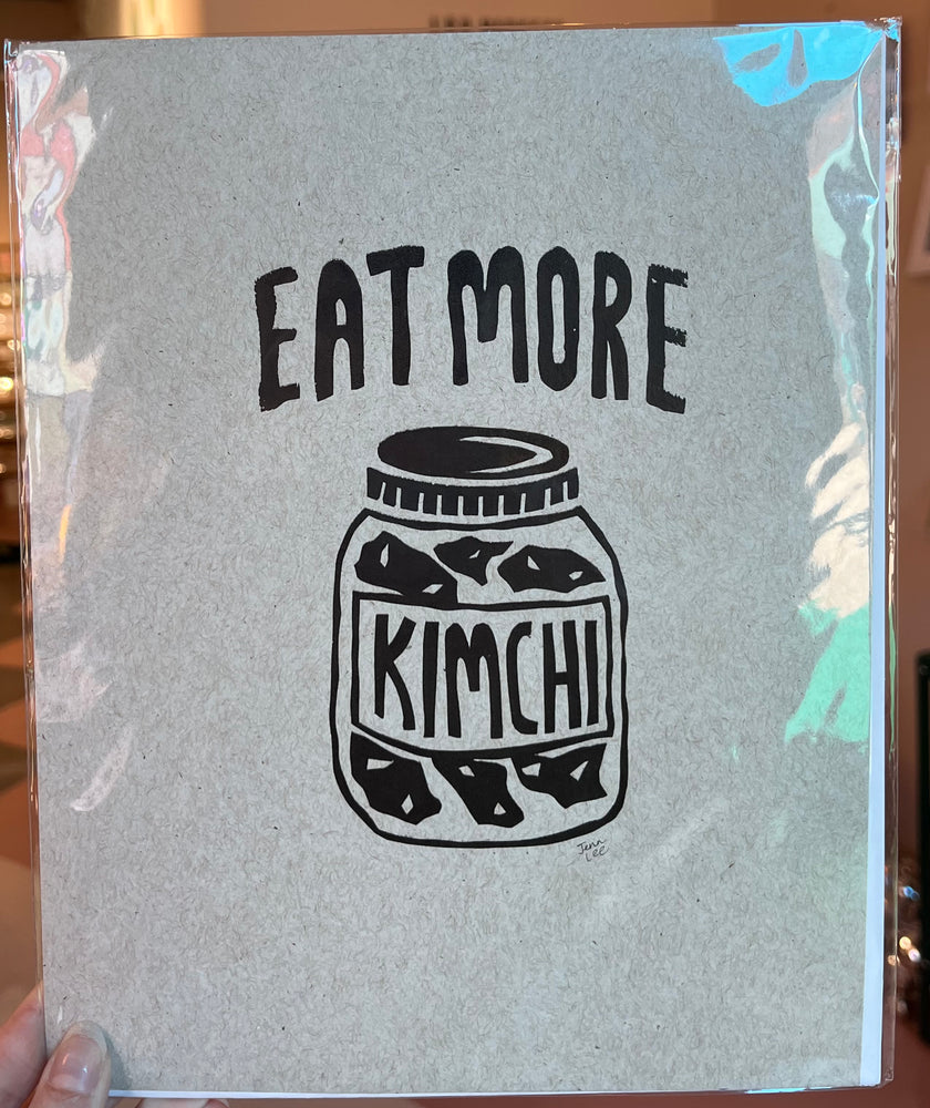 Eat More Kimchi 8x10