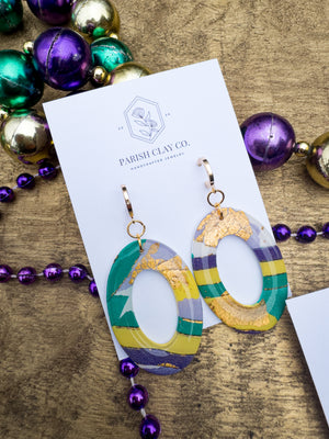 Mardi Gras Lola Earrings