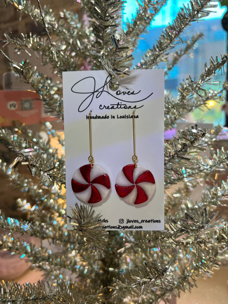 Peppermint Dangle Earrings