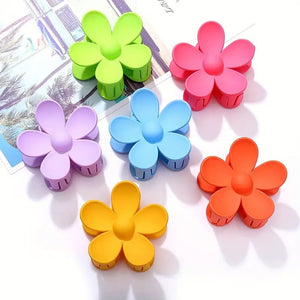 Large Flower Claw Clips