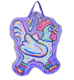 Mardi Gras Chicken Door Hanger