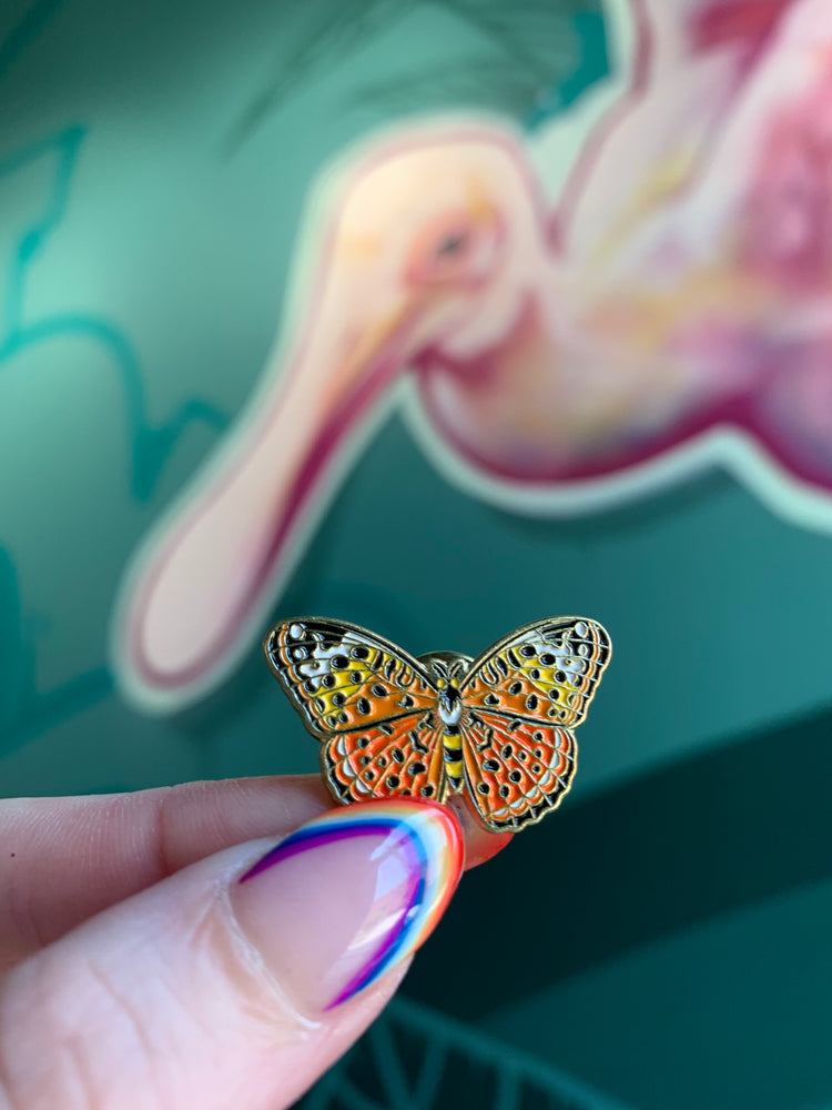 Moth Enamel Pin