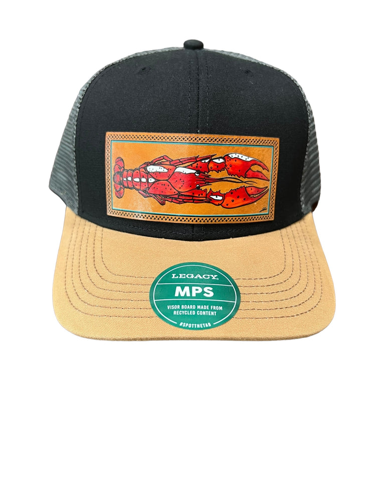 Crawfish Leather Patch Hat