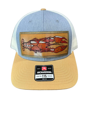 Crawfish Leather Patch Hat