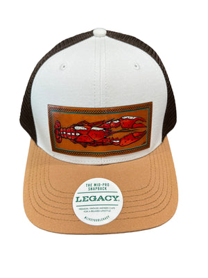 Crawfish Leather Patch Hat