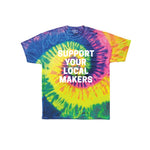 Support Your Local Makers Neon Tie-Dye